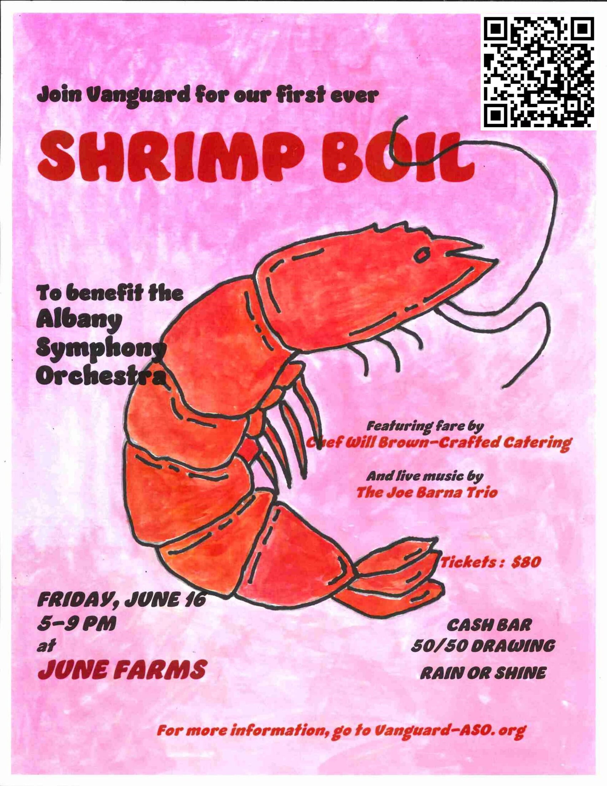 Shrimp Boil Flyer with QR
